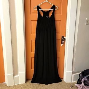 Black Maternity Maxi Dress